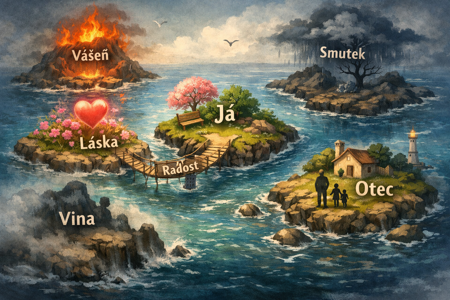 Příběh jedné mapy: Proč se vztahy rozpadají, i když v nich je láska